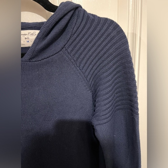 Sovereign Code Boys Navy Sweater Hoodie in Size 14 EUC! - Picture 8 of 12